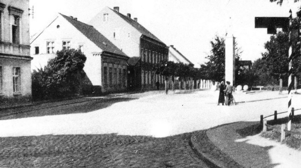 Ul. Jagiełły lata 30 Zabytkowy Pasłęk