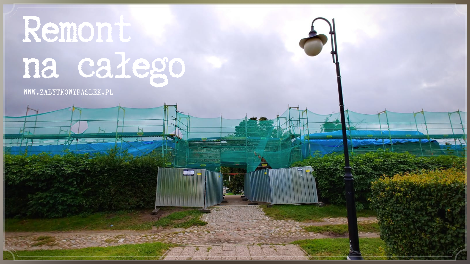 20190924 105518 0000 Zabytkowy Pasłęk mury Pasłęka