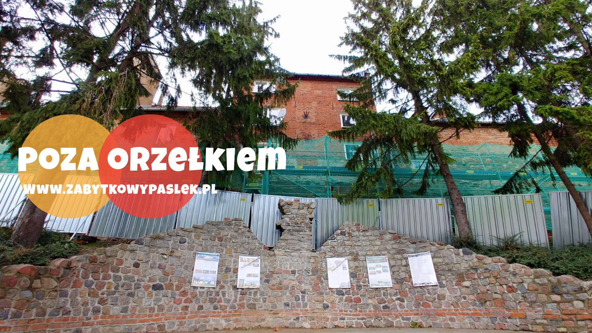 20191007 161925 0000 Zabytkowy Pasłęk mury Pasłęka