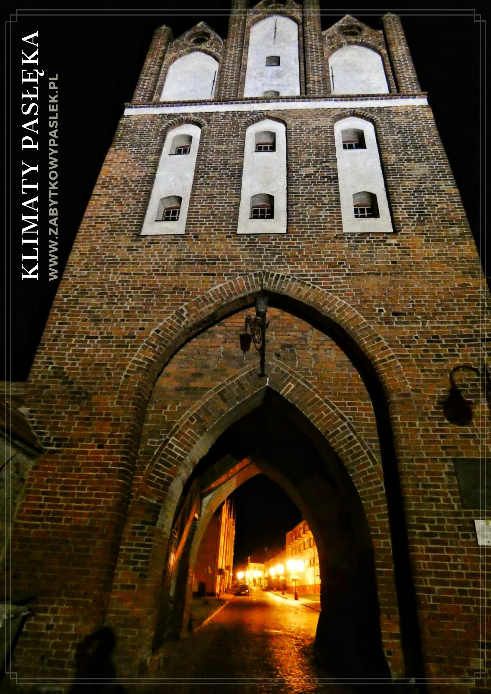 20191107 062456 0000 Zabytkowy Pasłęk brama w Pasłęku