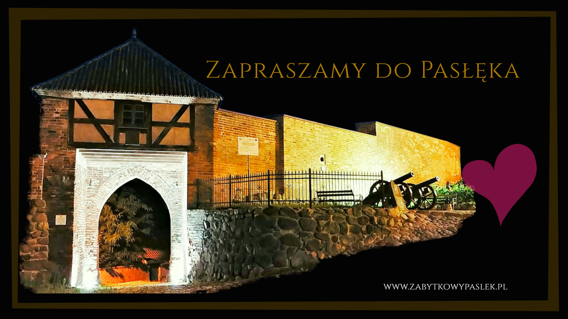 20191205 170438 0000 Zabytkowy Pasłęk Armaty w Pasłęku