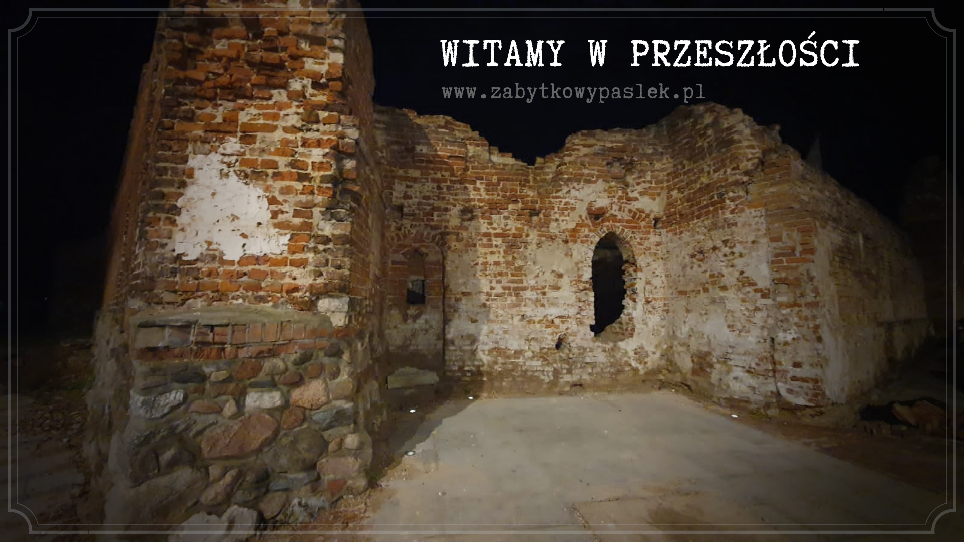 20191212 063324 0000 Zabytkowy Pasłęk mury Pasłęka