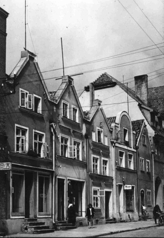 231 Ulica Dabrowskiego lata 60 Zabytkowy Pasłęk