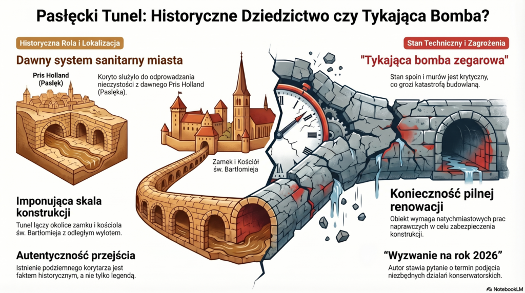 47087 Zabytkowy Pasłęk lochy Pasłęka