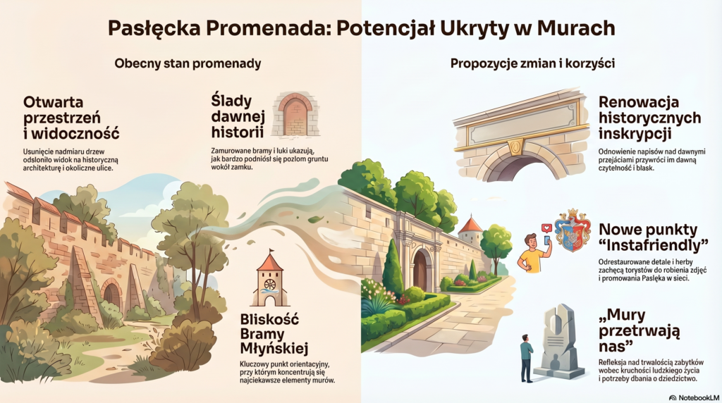 47356 Zabytkowy Pasłęk Pasłęcka promenada